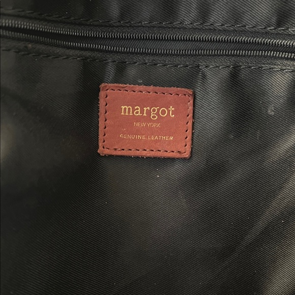 Margot red Leather Backpack - Picture 2 of 3